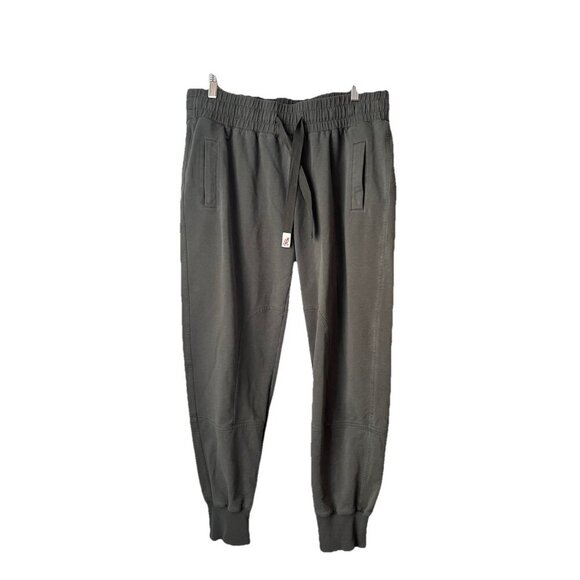 VTG Gramicci Pants Mens L Cotton Dark Grey Stretch Waist Climber Hiking USA - Picture 1 of 6
